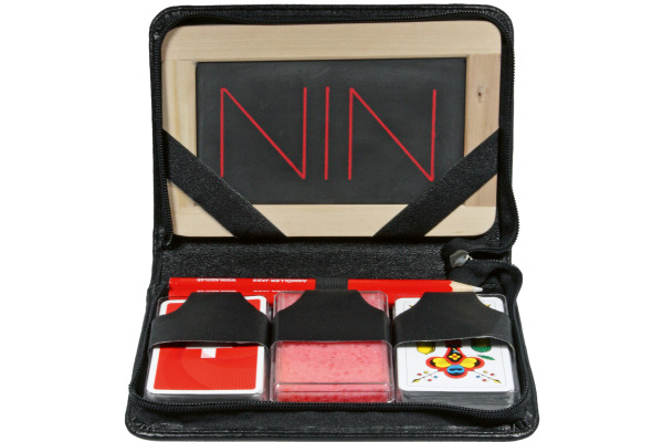 AGMÜLLER Jasskarten-Set Etui schwarz 11531003 Schweiz 2 Stück