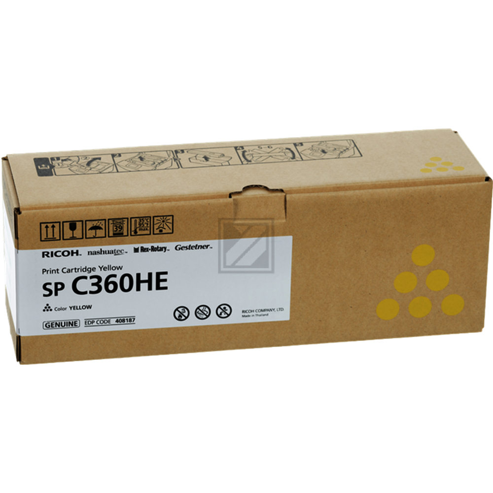 Ricoh Toner-Kit gelb HC (408187, SP-C360HE)