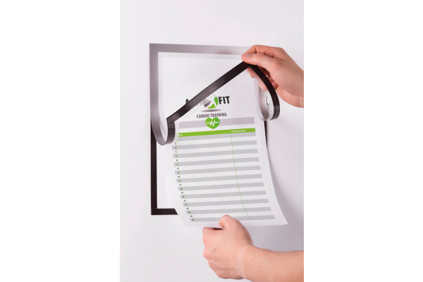 DURABLE Duraframe Note A4 499323 selbstklebend, silber