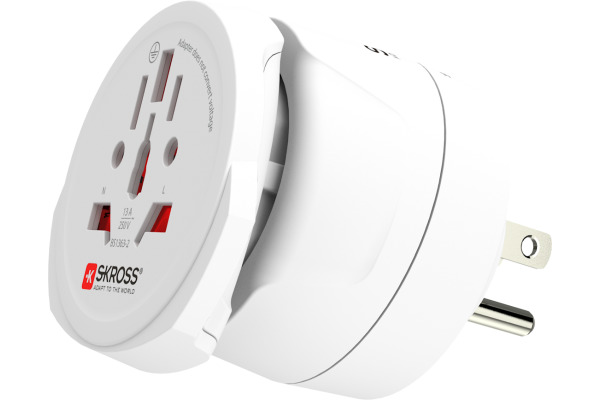 SKROSS Country Travel Adapter Combo 1.500204E World/EU to USA