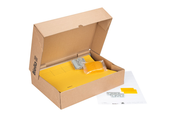 BIELLA Hängemappe 27125520U gelb 25 Stück