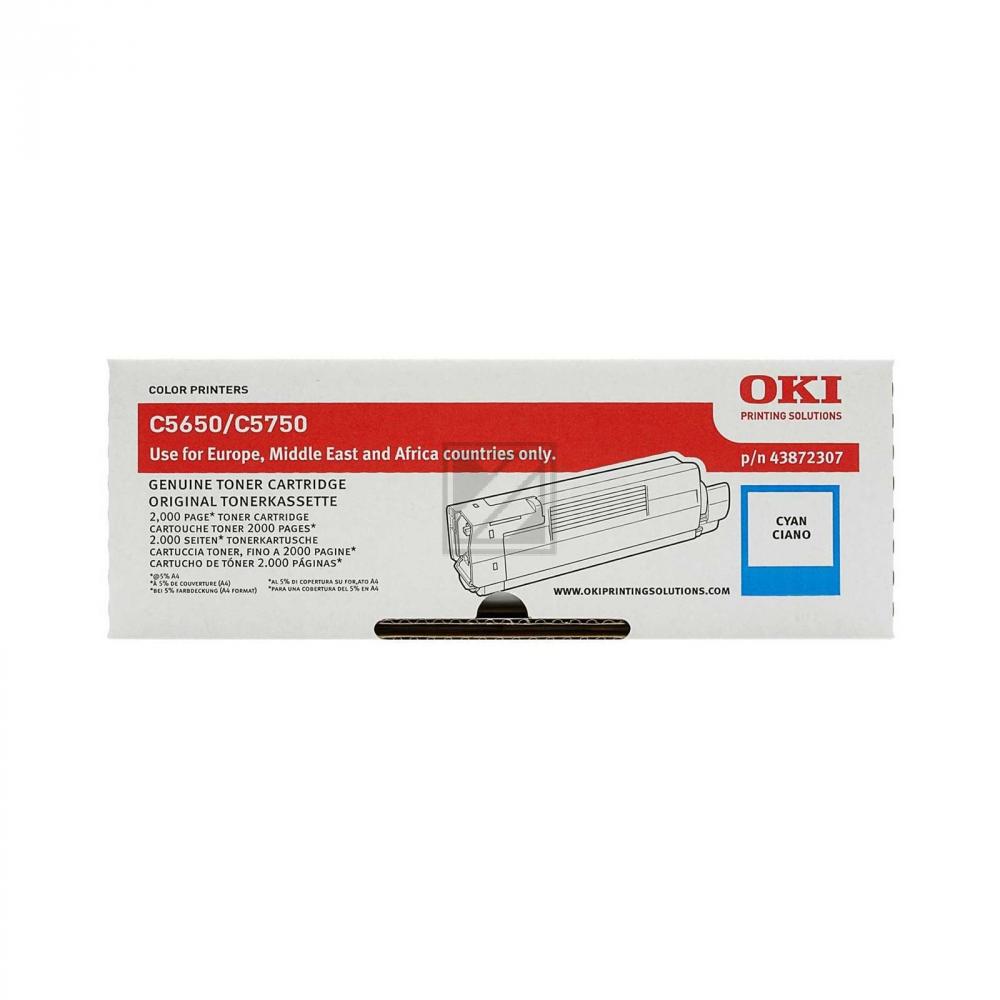 OKI Toner-Kit cyan (43872307)