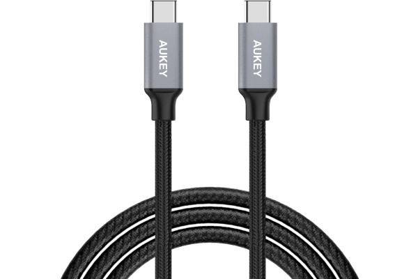 AUKEY Impulse Cable USB-C to C bl. CB-CD5 1.0m Nylon Alu
