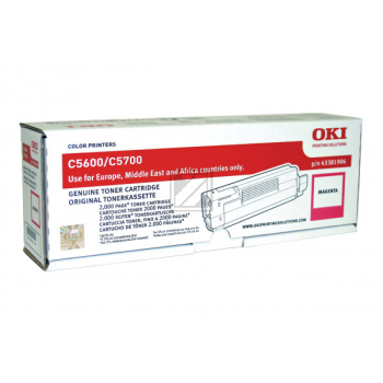 OKI Toner-Kit magenta (43381906)