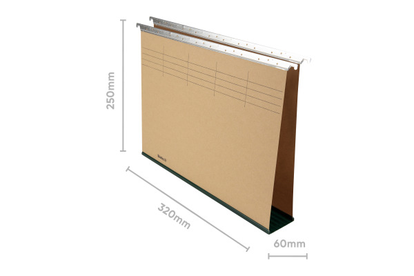 BIELLA Hängemappe A4 27046000U oliv, 6cm 32x25cm