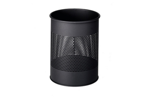 DURABLE Papierkorb rund 15L/P165mm 331058 anthrazit, Stahl 315x260mm