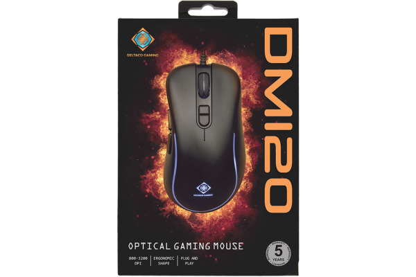 DELTACO Optical RGB Gaming Mouse GAM-104 DM120