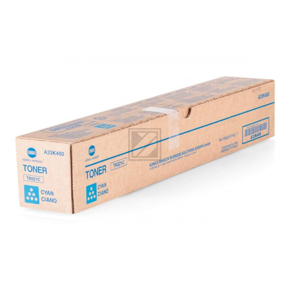 Konica Minolta Toner-Kit cyan SC (A33K45A, TN-321C)